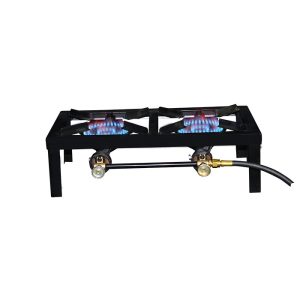 30.000 BTU Double Burner Angle Iron Stove